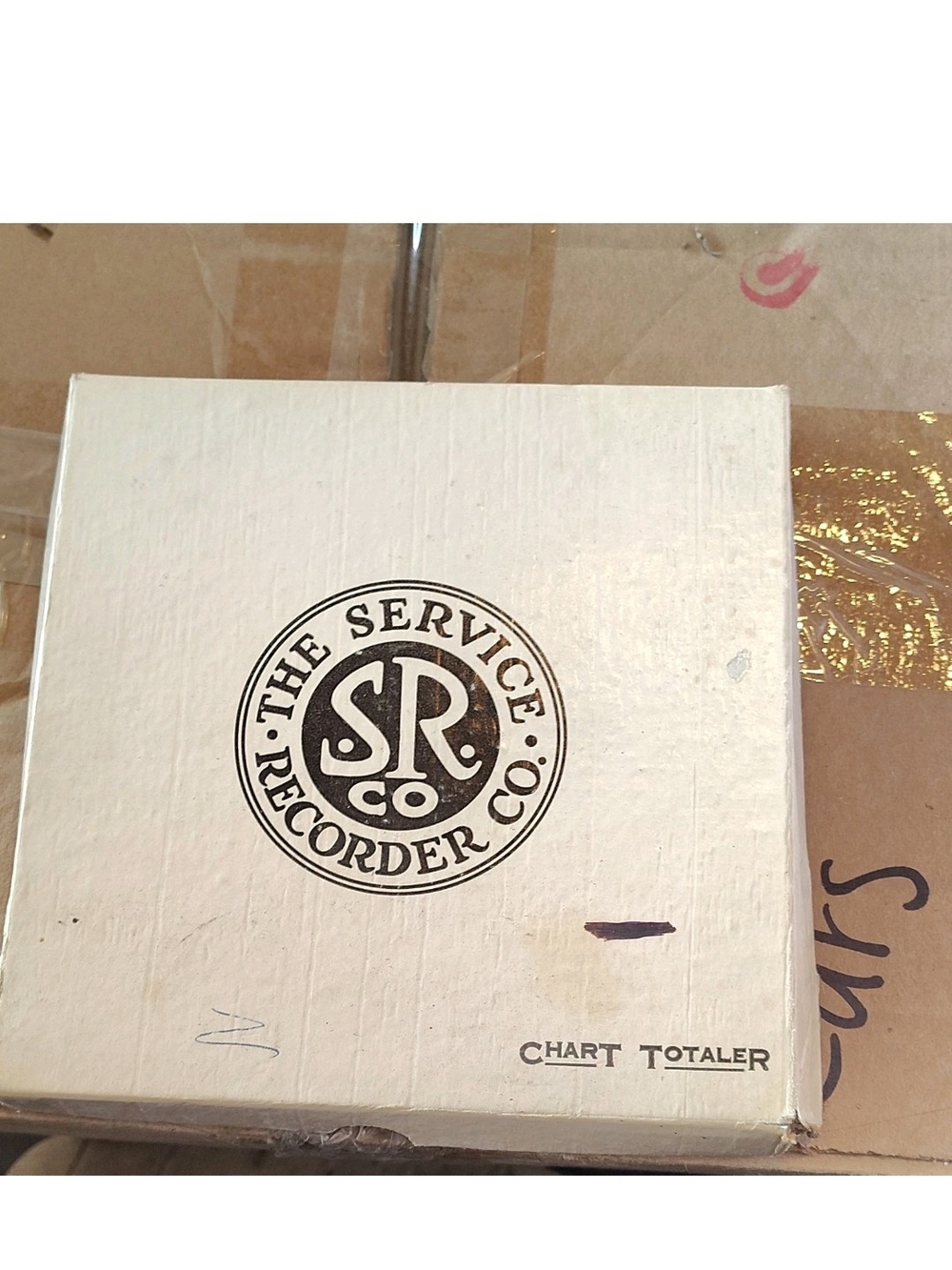 The Service Recorder Co. SR Chart Totaler Vintage Recorder Device in Box